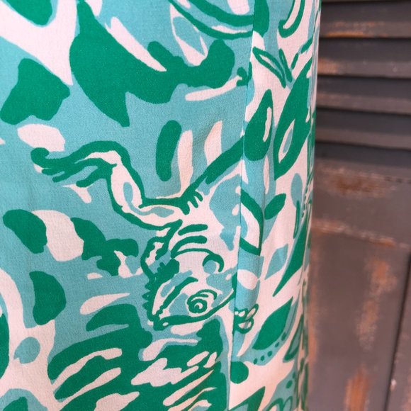 Lilly Pulitzer Delray Silk Tunic Bungle In The Jungle Sz S - Picture 15 of 16